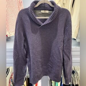 Brunello Cucinelli Lavender Cowl Neck Sweater